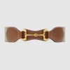 Replica Gucci Unisex Belt with Framed Double G Buckle in Leather 3