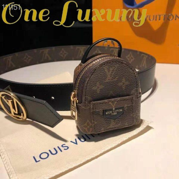 Replica Louis Vuitton LV Women Palm Spring 35mm Belt Monogram Canvas Circle Buckle 8