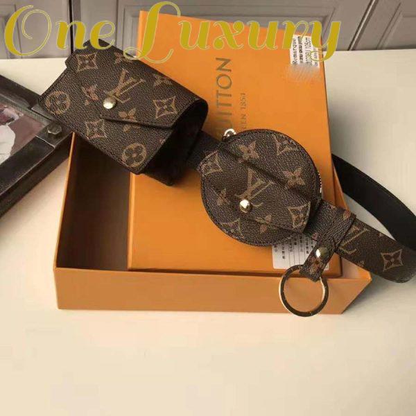 Replica Louis Vuitton LV Unisex Daily Multi Pocket 30mm Belt-Brown 3