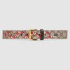 Replica Gucci Unisex GG Supreme Belt with Kingsnake Print 4 cm Width Supreme Canvas 11