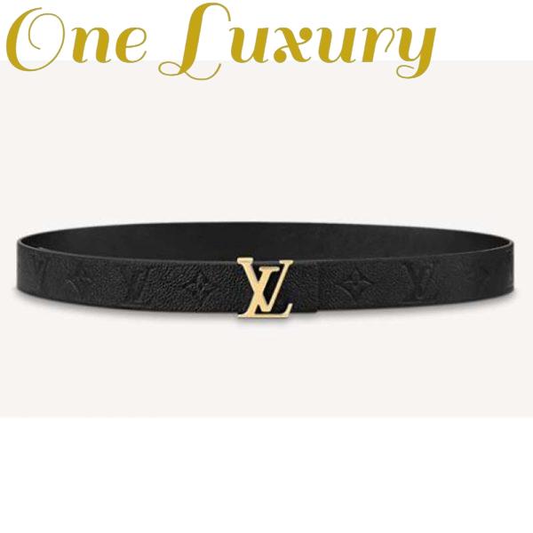 Replica Louis Vuitton Unisex LV Iconic 30mm Reversible Belt Monogram Empreinte Calf Leather