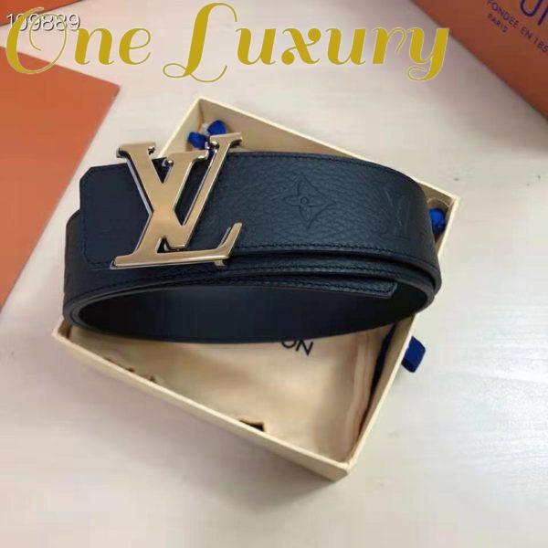 Replica Louis Vuitton Unisex LV Iconic 30mm Reversible Belt Monogram Empreinte Calf Leather 3