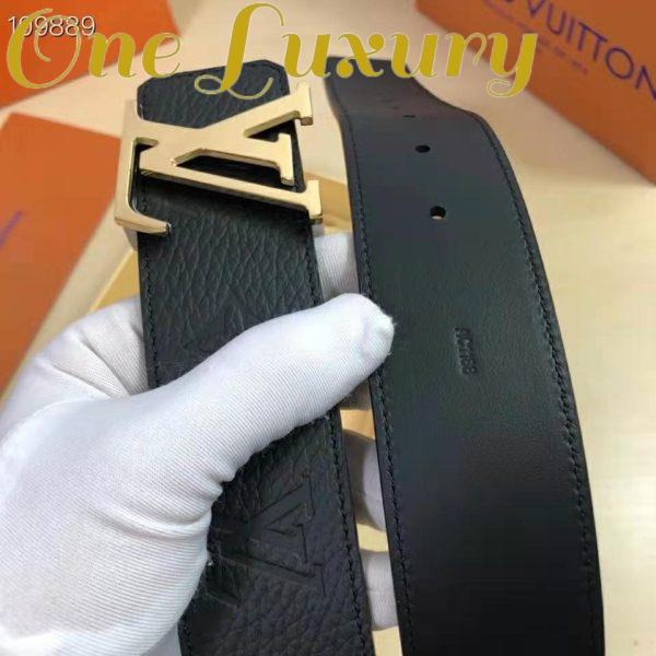 Replica Louis Vuitton Unisex LV Iconic 30mm Reversible Belt Monogram Empreinte Calf Leather 6