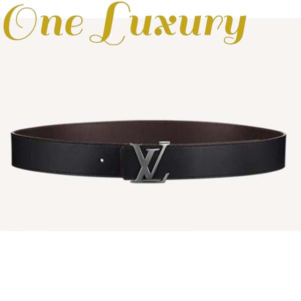 Replica Louis Vuitton Unisex LV Initiales 40 mm Width Reversible Belt Calf Leather