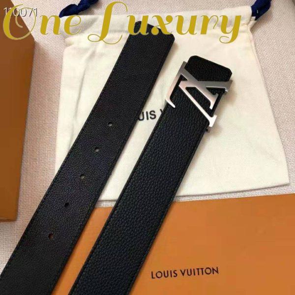 Replica Louis Vuitton Unisex LV Initiales 40 mm Width Reversible Belt Calf Leather 4