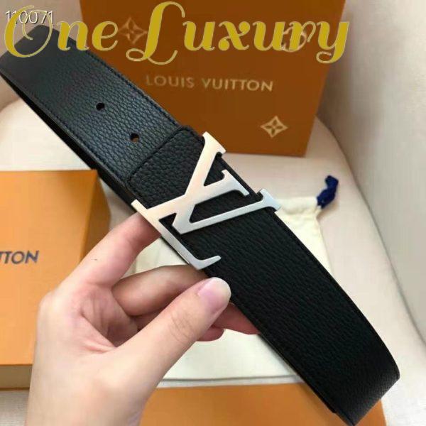 Replica Louis Vuitton Unisex LV Initiales 40 mm Width Reversible Belt Calf Leather 5