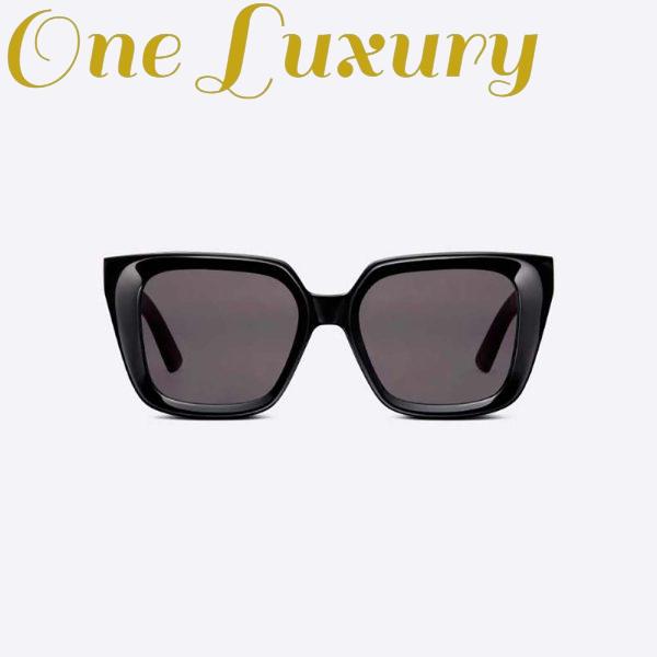 Replica Dior Women DiorMidnight S1I Black Square Sunglasses