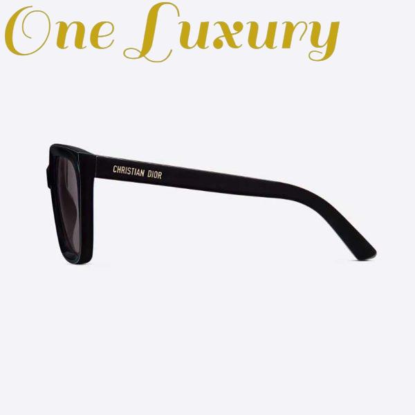 Replica Dior Women DiorMidnight S1I Black Square Sunglasses 4