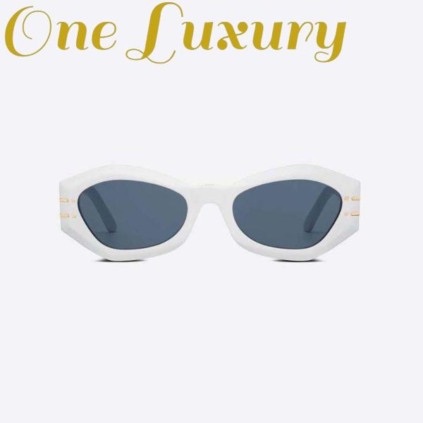 Replica Dior Women DiorSignature B1U White Butterfly Sunglasses