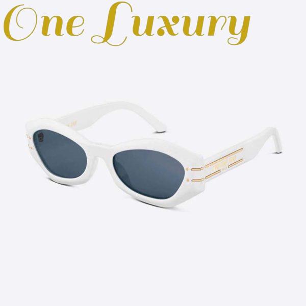 Replica Dior Women DiorSignature B1U White Butterfly Sunglasses 3