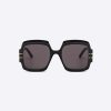 Replica Dior Women Lady 95.22 Black Rounded Sunglasses 7
