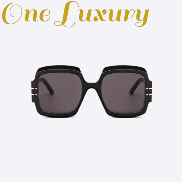 Replica Dior Women DiorSignature S1U Black Square Sunglasses 2