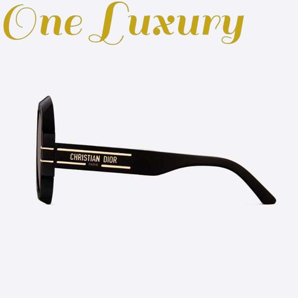 Replica Dior Women DiorSignature S1U Black Square Sunglasses 4