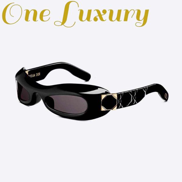 Replica Dior Women Lady 95.22 Black Rounded Sunglasses 3