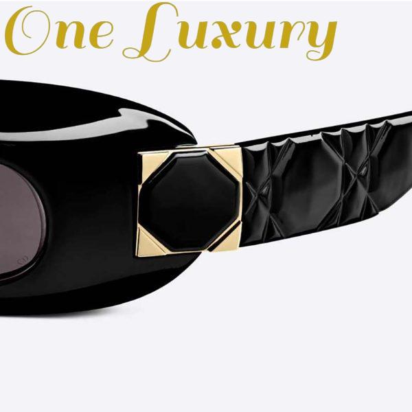 Replica Dior Women Lady 95.22 Black Rounded Sunglasses 5