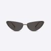 Replica Dior Women Lady 95.22 Black Rounded Sunglasses 6