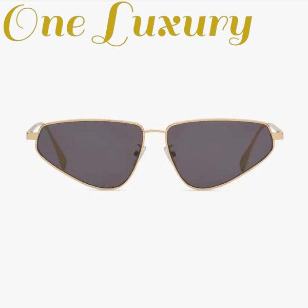 Replica Fendi Women FF Sunglasses with Gray Lenses