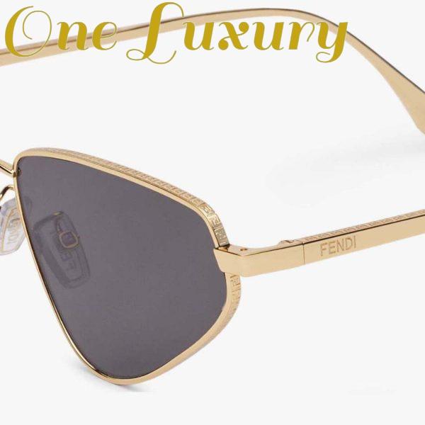 Replica Fendi Women FF Sunglasses with Gray Lenses 4