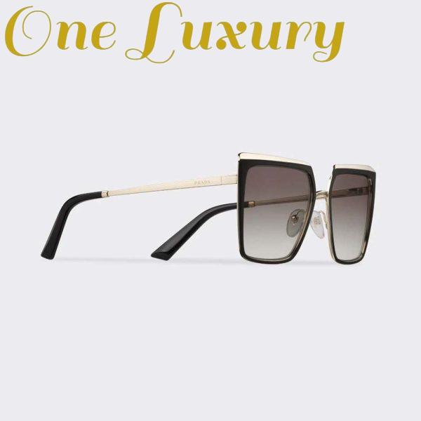 Replica Prada Women Cinéma Sunglasses of the Iconic Prada Cinéma Collection with Sophisticated-Black 4