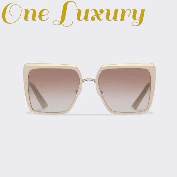 Replica Prada Women Cinéma Sunglasses of the Iconic Prada Cinéma Collection with Sophisticated-Pink 2