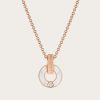 Replica Bvlgari Women B.zero1 Earrings in 18 KT Rose Gold Set with Pave Diamonds on the Spiral 7