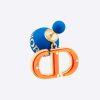 Replica Dior Women Tribales Earring Gold-Finish Metal with Fluorescent Yellow Lacquer 7