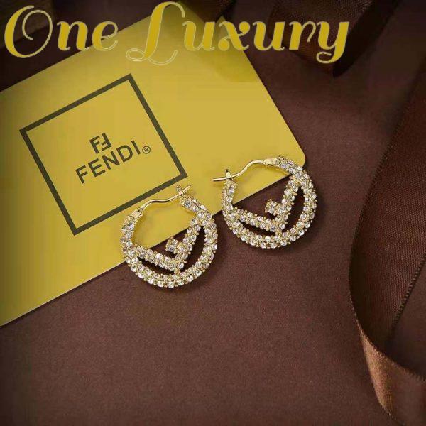 Replica Fendi Women Hoop Earrings with F is Fendi Motif 3
