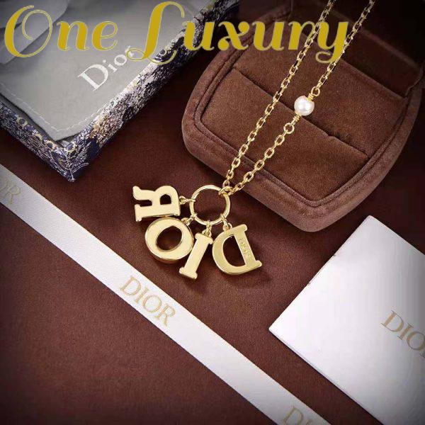 Replica Dior Women Dio(r)evolution Necklace Gold-Finish Metal 7