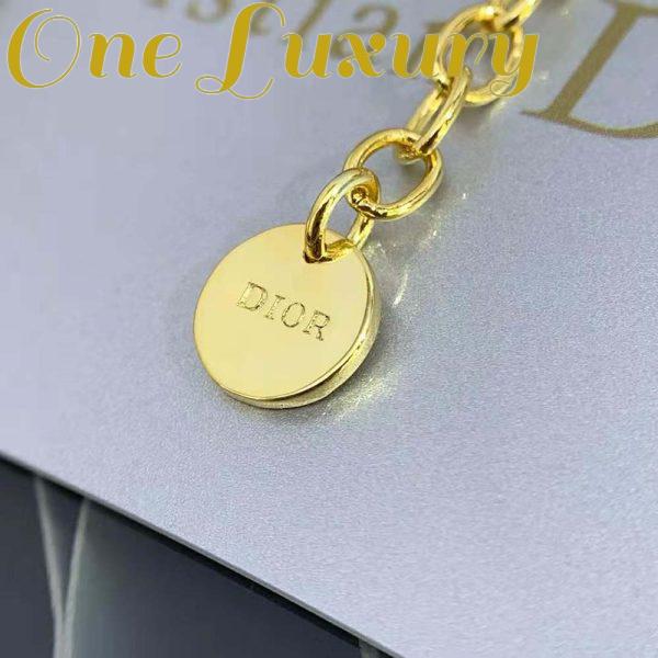 Replica Dior Women Petit CD Necklace Gold-Finish Metal 7