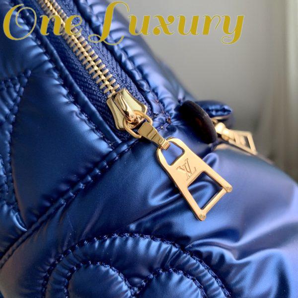 Replica Louis Vuitton LV Unisex Pillow Palm Springs Mini Backpack Navy Blue Recycled Metallic Nylon 10