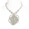 Replica Chanel Women Necklace in Metal Glass Pearls & Diamantés-White
