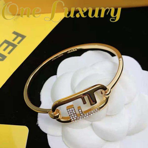 Replica Fendi Women O Lock Bracelet Gold-Colored Bracelet 6