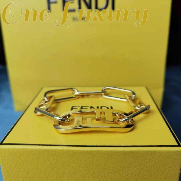 Replica Fendi Women Olock Bracelet Gold-Colored 3