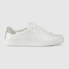Replica Gucci GG Unisex Ace Sneaker with Interlocking G Patch White Leather 12