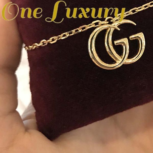 Replica Gucci Women Double G Yellow Gold Necklace Jewelry Gold 4