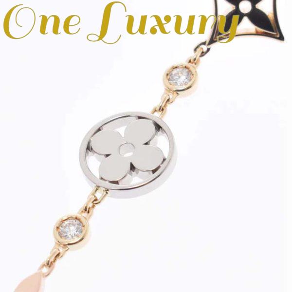 Replica Louis Vuitton Women Idylle Blossom Long Earrings Monogram Flowers 3 Gold Diamonds 7