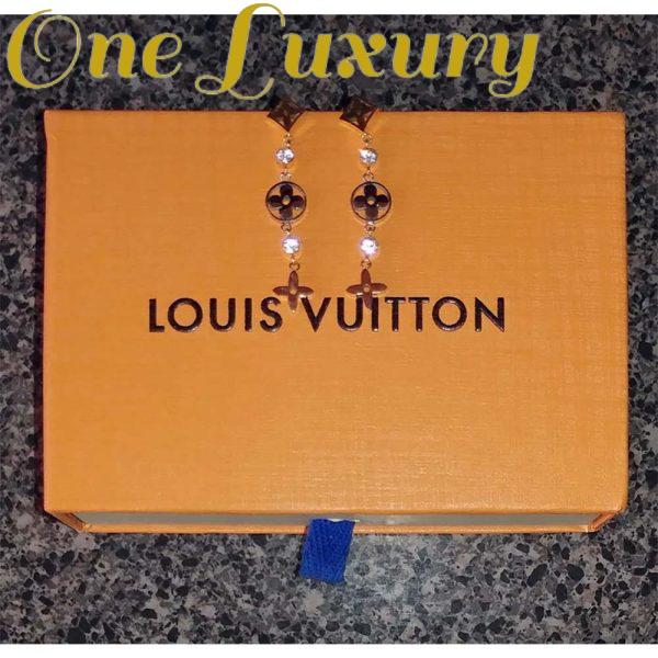 Replica Louis Vuitton Women Idylle Blossom Long Earrings Monogram Flowers 3 Gold Diamonds 8
