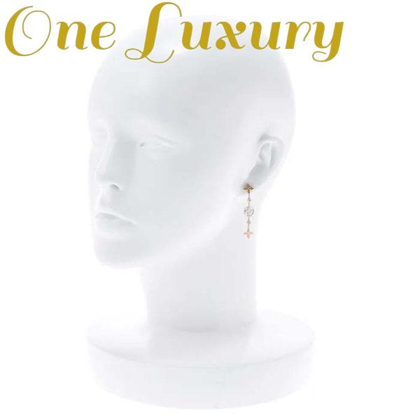 Replica Louis Vuitton Women Idylle Blossom Long Earrings Monogram Flowers 3 Gold Diamonds 9