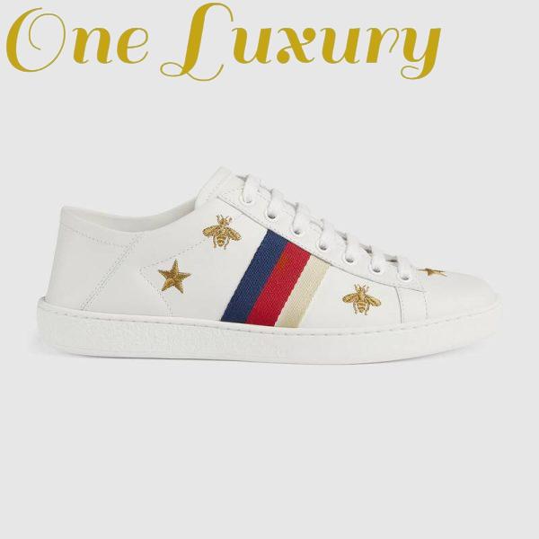 Replica Gucci Unisex Ace sneaker with Bees and Stars Sylvie Web