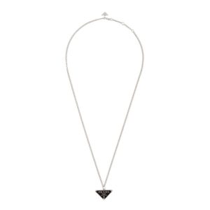 Replica Prada Women Symbole Necklace-Black 2