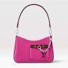 Replica Gucci Women Ophidia GG Small Shoulder Bag Pink Canvas Leather Double G 13
