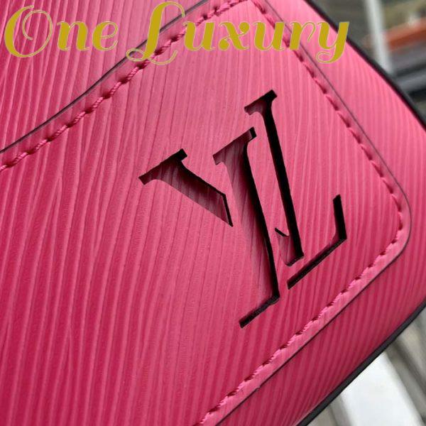 Replica Louis Vuitton Women LV Marellini Handbag Rose Miami Pink Epi Grained Cowhide Leather 8