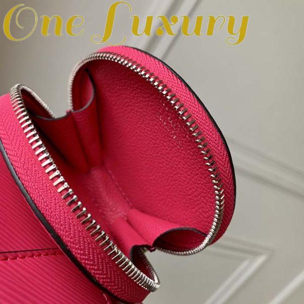 Replica Louis Vuitton Women LV Marellini Handbag Rose Miami Pink Epi Grained Cowhide Leather 10