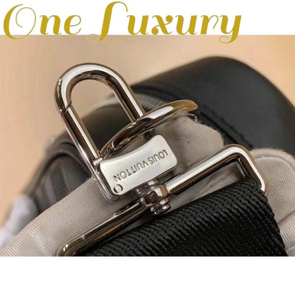 Replica Louis Vuitton LV Unisex Sirius Briefcase Black Damier Infini Onyx Cowhide Leather 9
