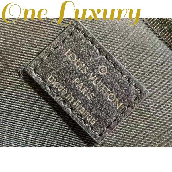 Replica Louis Vuitton LV Unisex Sirius Briefcase Black Damier Infini Onyx Cowhide Leather 10