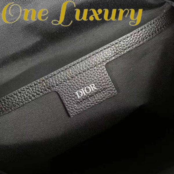 Replica Dior Unisex CD Motion Backpack Beige Black Dior Oblique Jacquard Grained Calfskin 10
