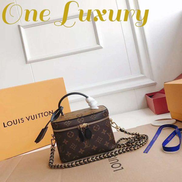 Replica Louis Vuitton LV Unisex Vanity PM in Monogram Canvas-Brown 4