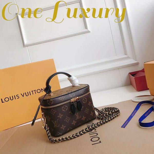 Replica Louis Vuitton LV Unisex Vanity PM in Monogram Canvas-Brown 5