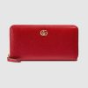 Replica Gucci Women GG Blondie Top Handle Bag Red Leather Round Interlocking G 15