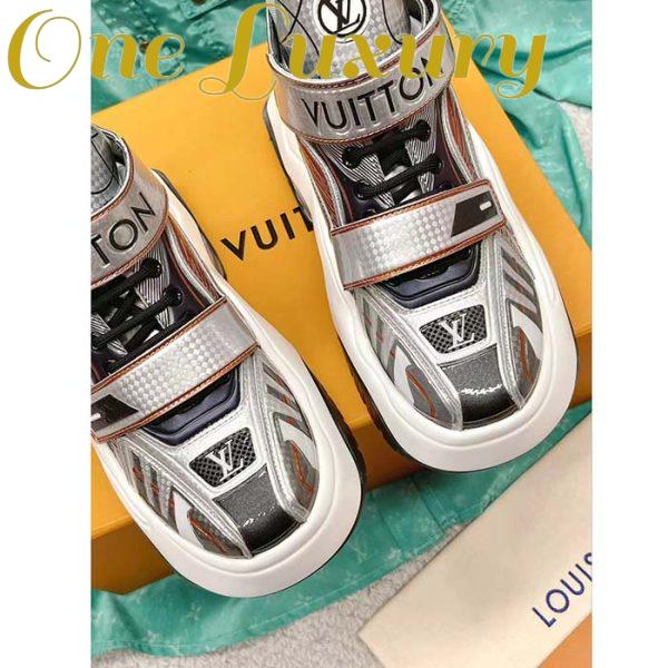 Replica Louis Vuitton Women LV Archlight 2.0 Platform Sneaker Orange Silver 5 Cm Heel 8